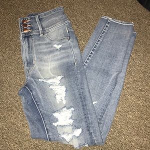 AE Super high rise jeggings